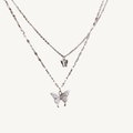 Silver Flutter Necklace