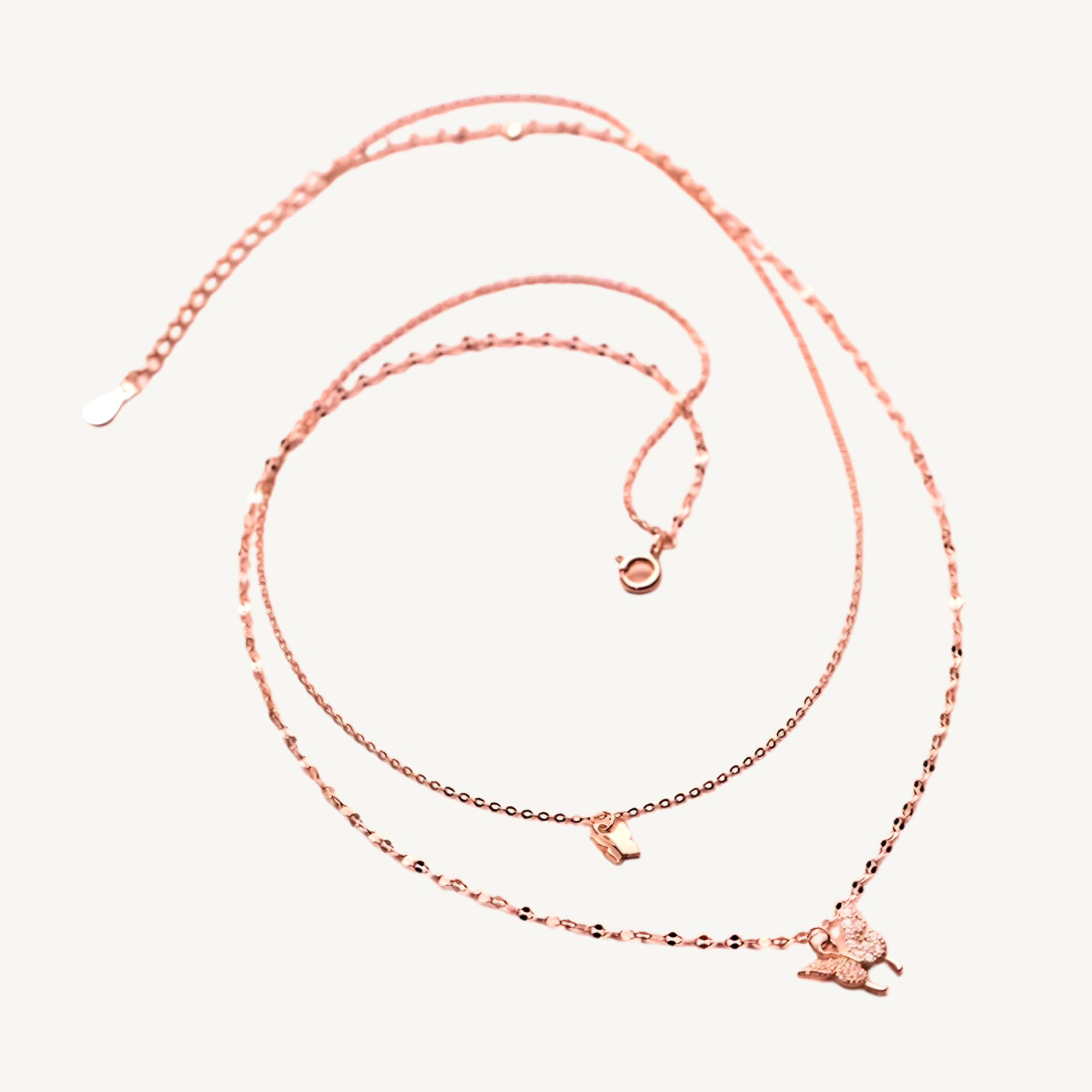 Silver Flutter Necklace